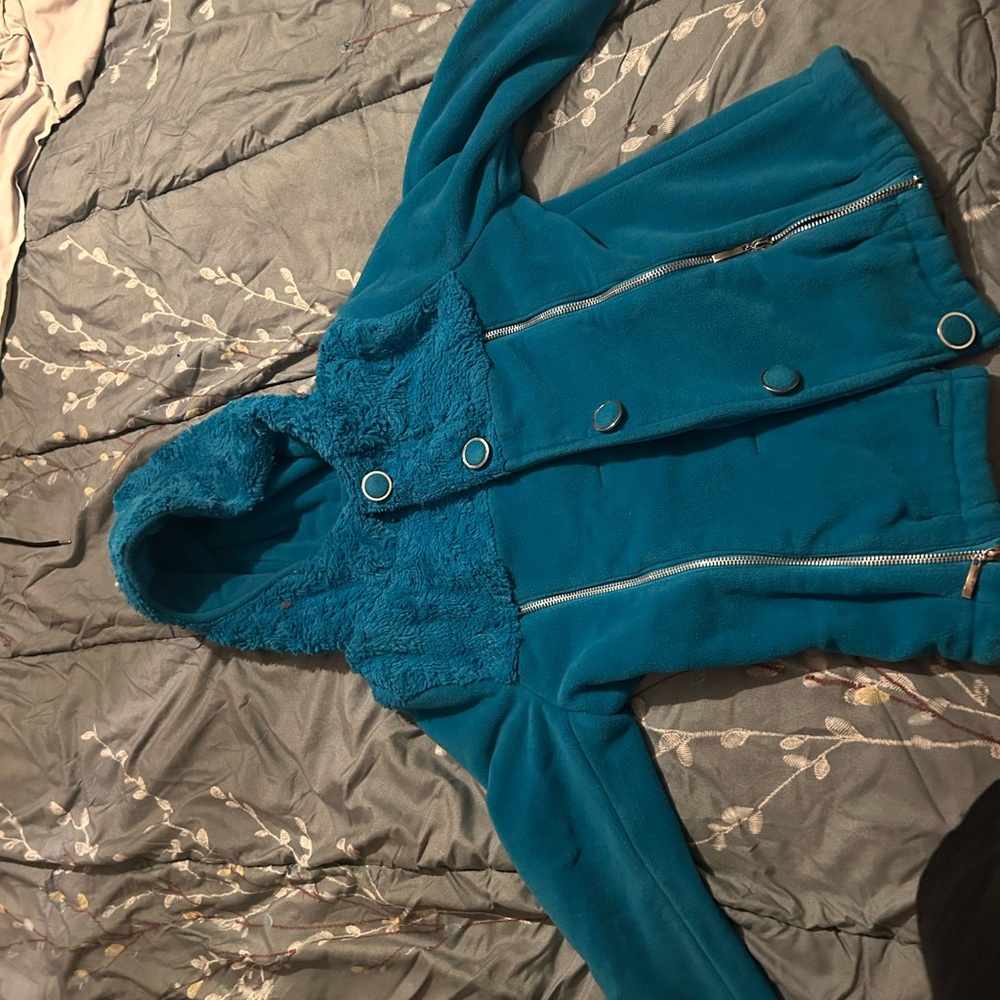Kids Teal Jacket with Hood